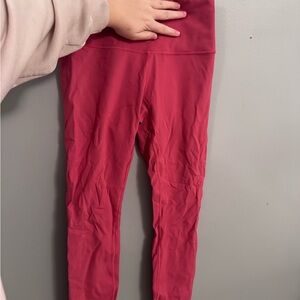 Lululemon Athletica Lipgloss pink Leggings(Brand new, never warn!) 25 inch